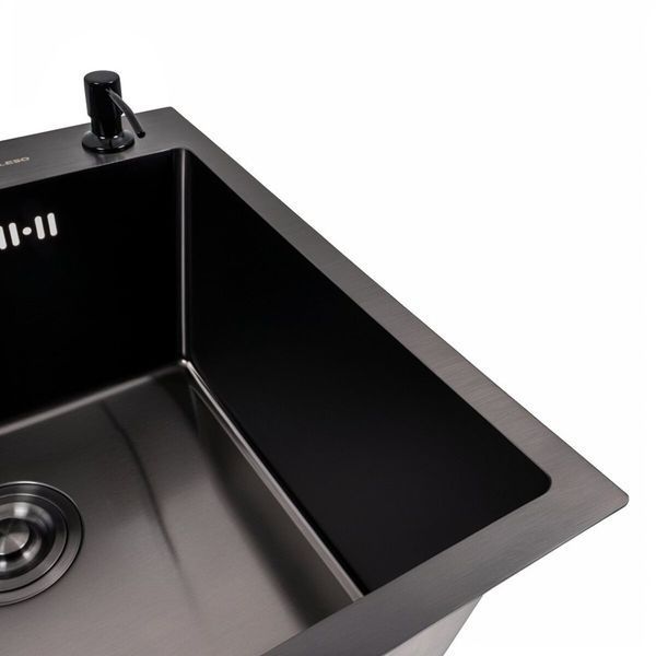 Комплект кухонної мийки Valeso 50х50HM PVD ST05 SL73568 фото