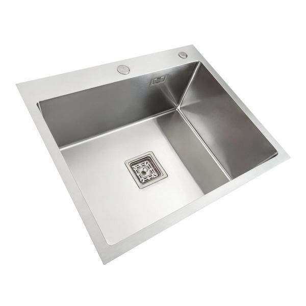 Кухонная мойка Platinum Handmade 60*50 (600x500x230 мм) PVD нержавійка HSB 37669 фото