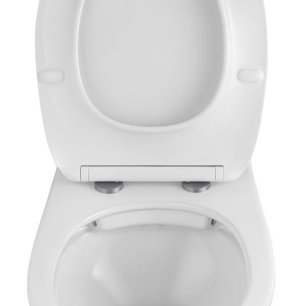 Комплект 4 в 1: Инсталляция Grohe Rapid SL 3 в 1 38772001 + Унитаз безободковый Kroner Oker WHI533536 RIMLESS с сиденьем Slim Duroplast / Soft-close / Quick relase KO533536WHIR (38772001KO533536) CV033828 фото