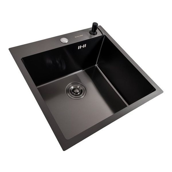 Комплект кухонної мийки Valeso 50х50HM PVD ST05 SL73568 фото