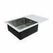 Кухонна мийка Platinum Handmade WHITE GLASS 780х510х200 23645 фото 3