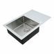 Кухонна мийка Platinum Handmade WHITE GLASS 780х510х200 23645 фото 2