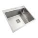 Кухонная мойка Platinum Handmade 60*50 (600x500x230 мм) PVD нержавійка HSB 37669 фото 2