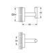 Крючок для ванной комнаты Grohe QuickFix Start Cube 409612430 CV033754 фото 2