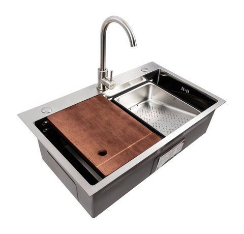 Кухонна мийка Valeso Handmade CM 75*46B Workstation з нержавіючої сталі 47074 фото
