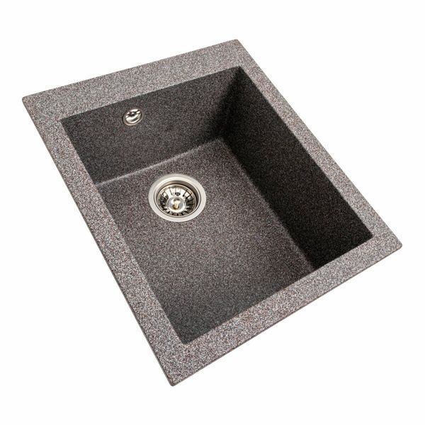 Гранитная мойка для кухни Platinum 4150 SOKIL матовая (микс) 38987 фото