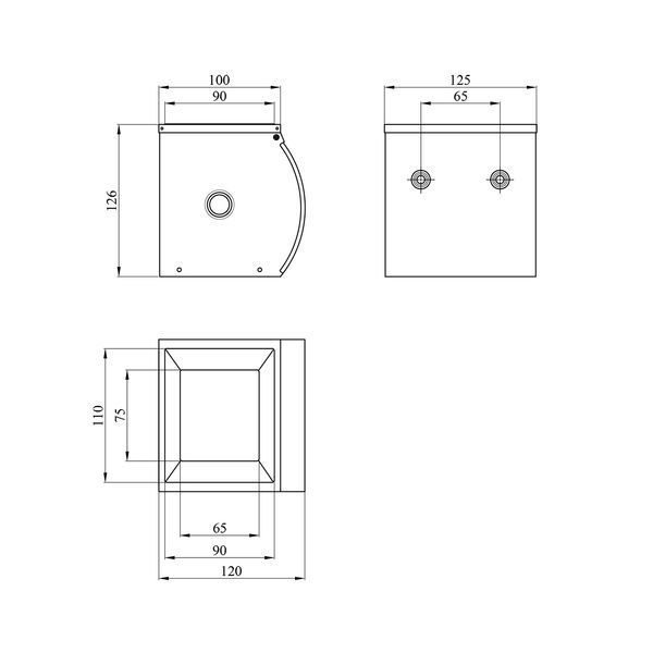 Держатель для туалетной бумаги Kroner KRM Rizze - ACC300 CV022902 фото