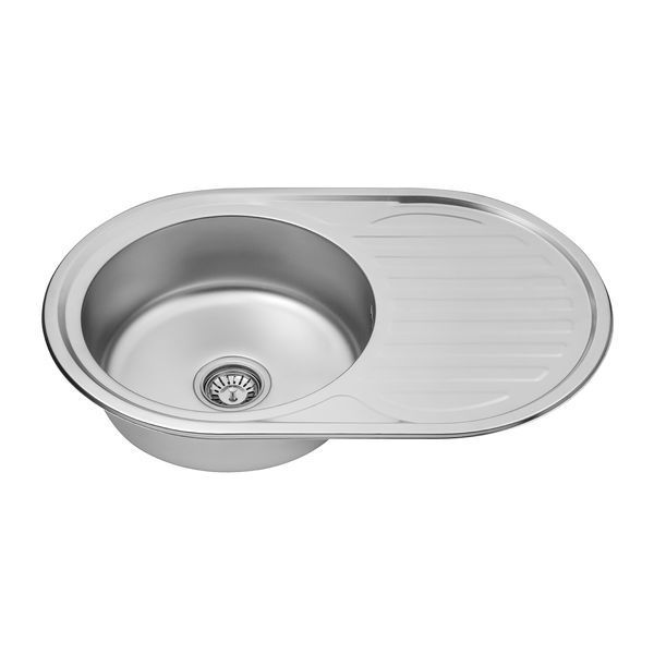 Кухонна мийка Kroner KRP Satin - 7750 (0.6 мм) CV022787 фото