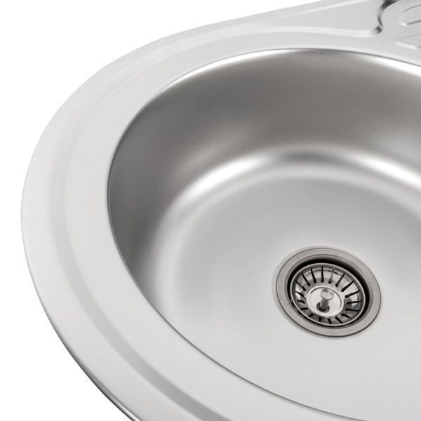 Кухонна мийка з нержавіючої сталі Valeso 7750 САТИН (0,8/180 мм) 45775 фото