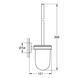 Ершик для унитаза настенный Grohe QuickFix Start 41185000 CV031770 фото 3