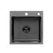 Кухонна мийка Kroner KRP Schwarze - 4545HM PVD (3.0/1.0 мм) CV033856 фото 1