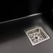 Кухонная мойка Platinum Handmade 60*50 (600x500x230 мм) PVD черная HSB 37670 фото 6