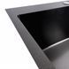 Кухонная мойка Platinum Handmade 60*50 (600x500x230 мм) PVD черная HSB 37670 фото 5