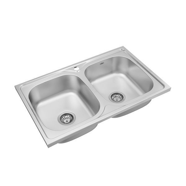 Накладная кухонная мойка Kroner KRP Satin - 5080Z (0.8 мм) CV022822 фото