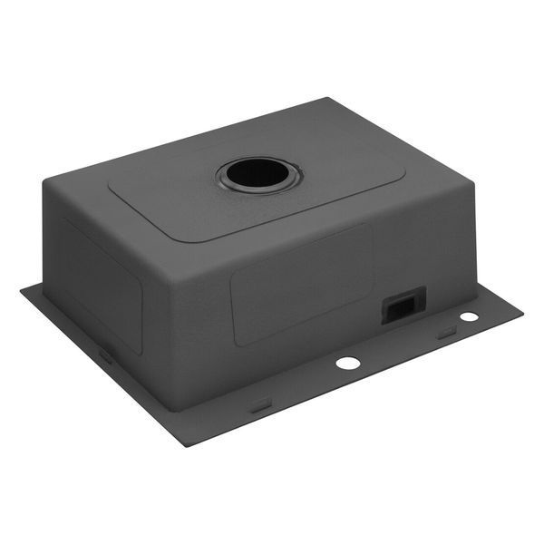 Комплект кухонной мойки Kroner KRP Schwarze 60х50HM PVD ST06 nero SL43758 фото