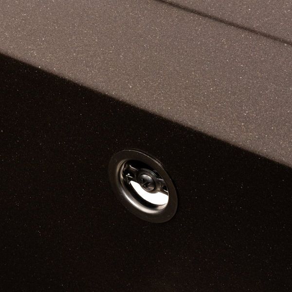 Кухонна мийка гранітна матова 7050 CASCADA Platinum Темна скеля 43040 фото