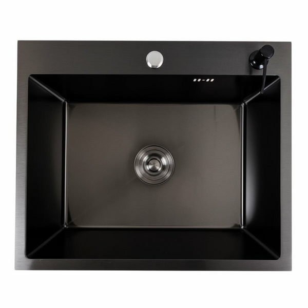 Комплект кухонной мойки Platinum 60*50 PVD TH36 pl84388 фото