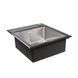 Кухонна скляна мийка Germece Handmade Black Glass (600х510х200) 2745 фото 3