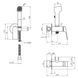 Набор 3 в 1 для ванной комнаты Kroner KRP Makon - C063 SS73379 фото 25