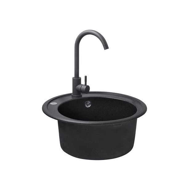 Кухонная мойка Kroner KRP Komposit GRB - 510 CV027408 фото