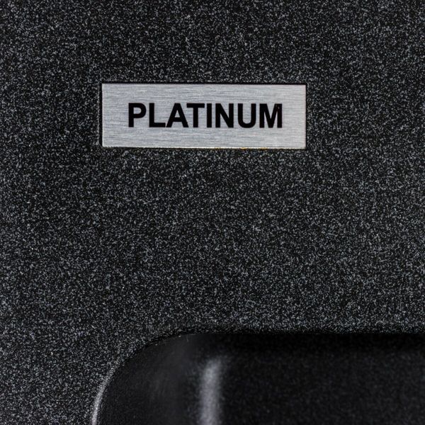 Гранітна мийка для кухні Platinum 7850 Bogema матовий Карбон 38744 фото