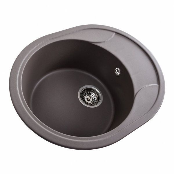 Гранітна мийка для кухні VALESO 5847 ONYX матова Дюна 48906 фото