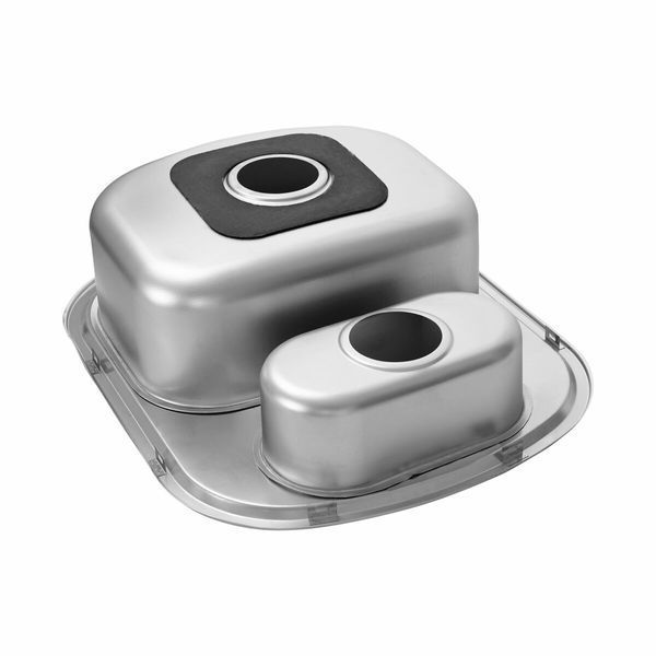 Кухонна мийка з нержавіючої сталі Platinum ДЕКОР 6049D (0,8/180 мм) 11526 фото