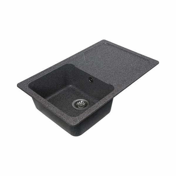 Гранитная мойка для кухни Platinum 7850 VERONA матовая Микс 3572 фото