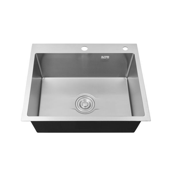 Кухонна мийка Kroner KRP Derby - 6050HM Brush (2,5/0,5 мм) CV027237 фото