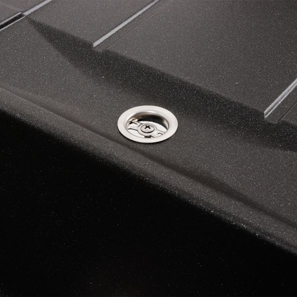 Гранітна мийка для кухні Platinum 7850 TROYA матовий Моріон 41659 фото