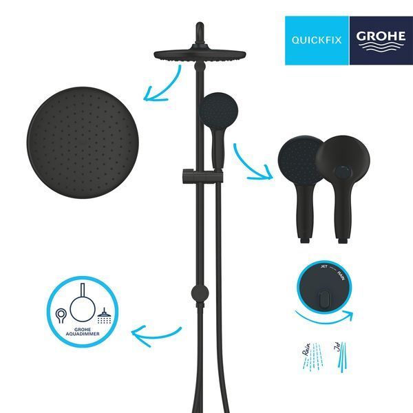 Душова система Grohe QuickFix Vitalio Start 250 266802431 CV033961 фото