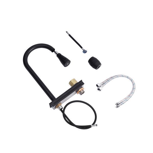 Кухонная мойка Kroner KRP Schwarze - SET7546HM PVD (3.0/0.7 мм) CV032277 фото