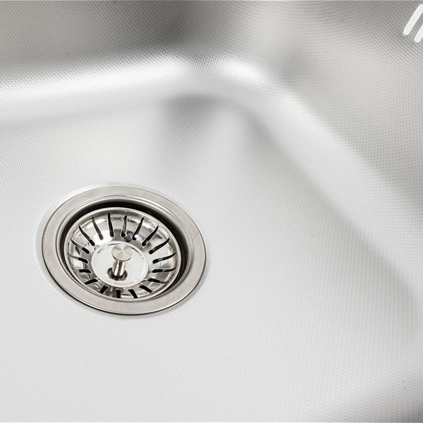 Кухонна мийка з нержавіючої сталі Platinum ДЕКОР 5050 (0,7/160 мм) 11652 фото