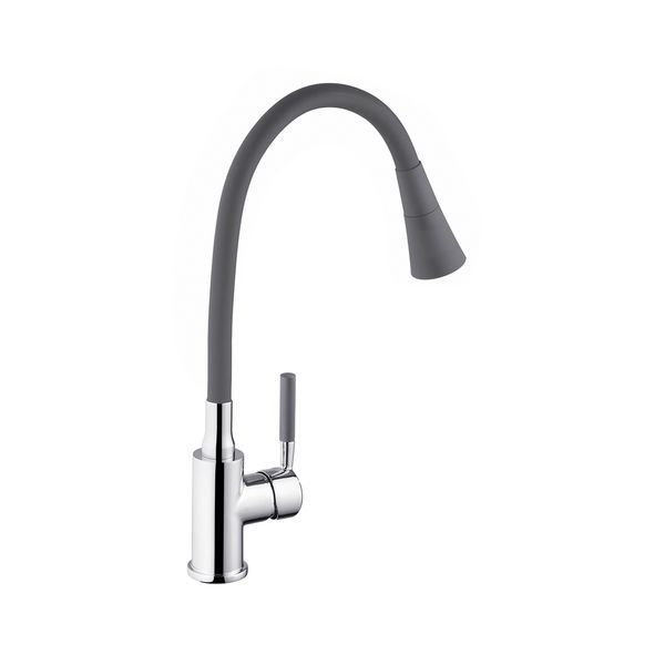 Комплект кухонної мийки Kroner KRP Derby - 5050HM Brush GRA ST27239 фото