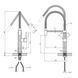 Смеситель для кухни Kroner KRP Ersel - GRP03999 CV033803 фото 2