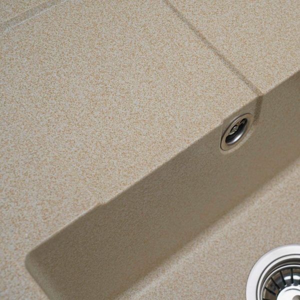 Гранитная мойка для кухни Platinum 5851 ARIA матовая Сафари 4000 фото