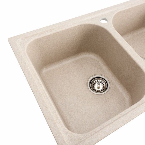Гранитная мойка для кухни Platinum 7950 Equatoria матовая Сафари 36401 фото