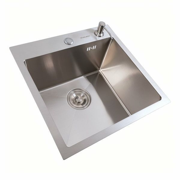 Комплект кухонной мойки Platinum Handmade HSBB 450x450x230 pl23569 фото