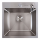 Комплект кухонной мойки Platinum Handmade HSBB 450x450x230 pl23569 фото 2