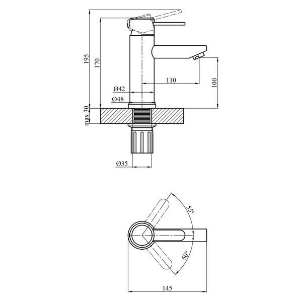 Набор 2 в 1 для ванной комнаты Agua Elposo - INOX064 SS3299 фото