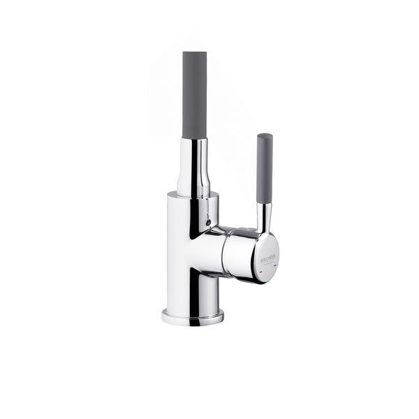 Комплект кухонної мийки Kroner KRP Derby - 5843HM Brush GRA ST27245 фото