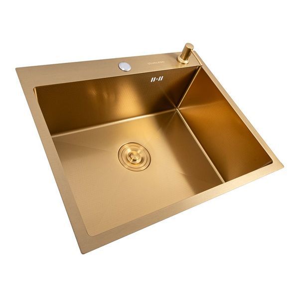 Мийка PVD Gold DECOR Valeso Handmade 60*50 47724 фото