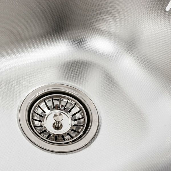Кухонна мийка з нержавіючої сталі Platinum ДЕКОР 3838 (0,6/160 мм) 11739 фото