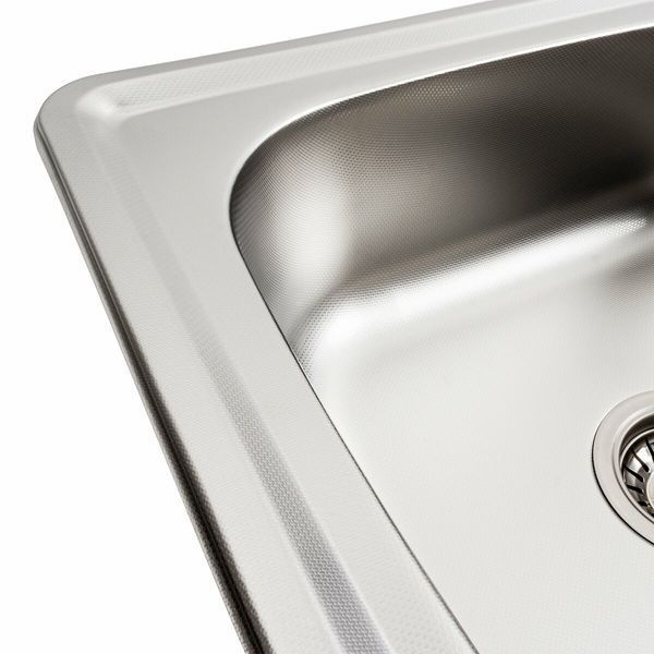 Кухонная мойка из нержавеющей стали Platinum 7050 ДЕКОР (0,8/180 мм) 11480 фото