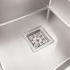 Мойка Platinum Handmade НSB 450x450x220 нержавейка (квадратный сифон.3,0/1,0) 38085 фото 5