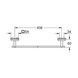Тримач для рушників Grohe QuickFix Start Cube 409872430 CV034610 фото 2