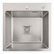 Мойка Platinum Handmade НSB 450x450x220 нержавейка (квадратный сифон.3,0/1,0) 38085 фото 1