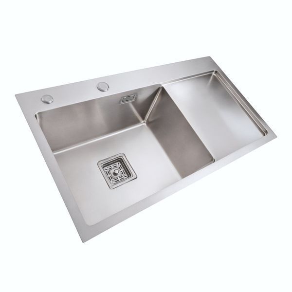 Комплект кухонной мойки Platinum Handmade 780х430х220 L pl23581 фото