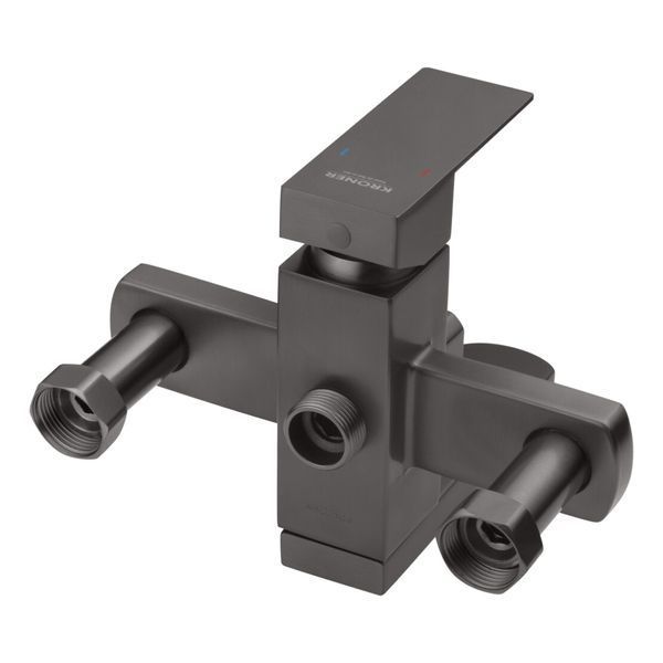 Набор 3 в 1 для ванной комнаты Kroner Edelstahl Kubus PVD063 SS12548 фото
