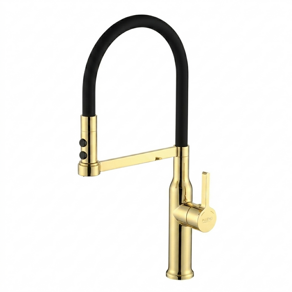 Комплект кухонной мойки Platinum 60*50 PVD ST4313 Gold SL2355 фото